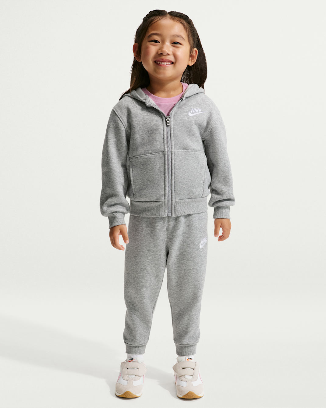 Nike Baby (12-24M) 2-Piece Club Full-Zip Set - Grey