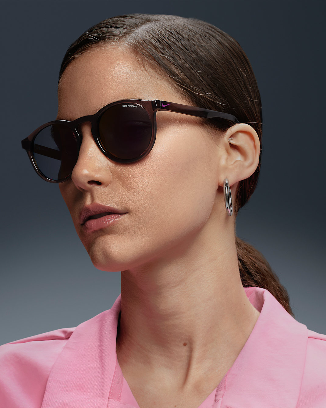 Nike Swerve Polarised Sunglasses - Plum Eclipse/Hyper Violet