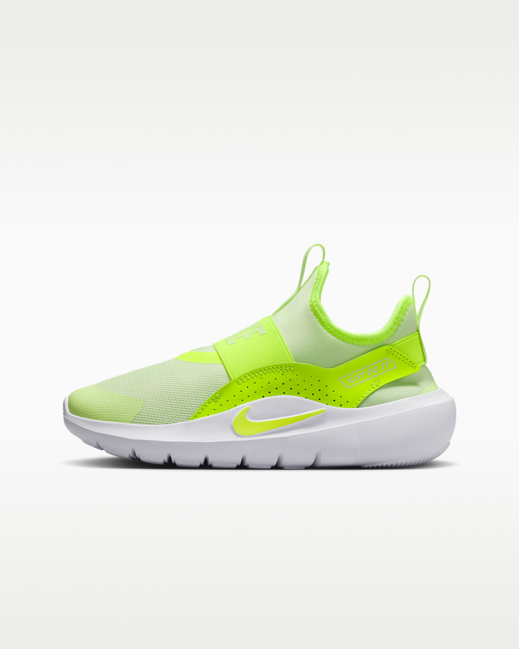 Nike Flex Runner 4 Older Kids' Running Shoes - Barely Volt/White/Volt
