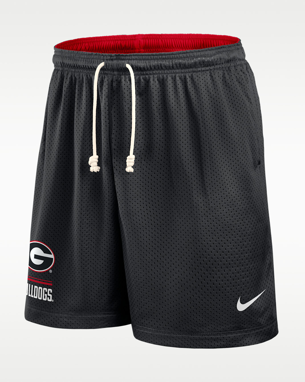 Georgia Courtside Men's Nike Dri-FIT College Reversible Shorts - Black/Red