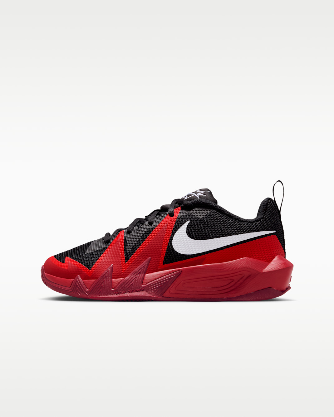 Nike S.T. Dynamite Big Kids' Basketball Shoes - Black/University Red/Gym Red/White