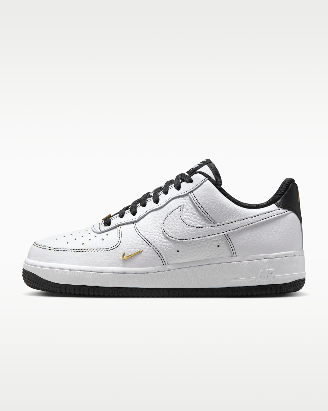 Nike Air Force 1 '07 Mini Jewel Women's Shoes - White/Metallic Gold/Black
