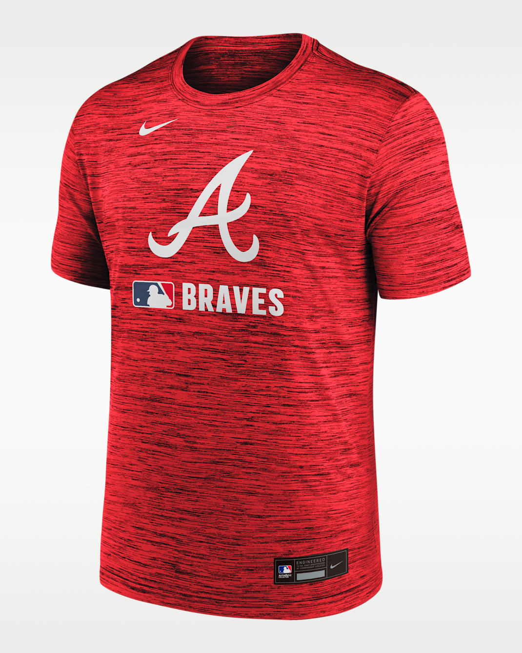 Atlanta Braves Authentic Collection Velocity Men's Nike Dri-FIT MLB T-Shirt - Red