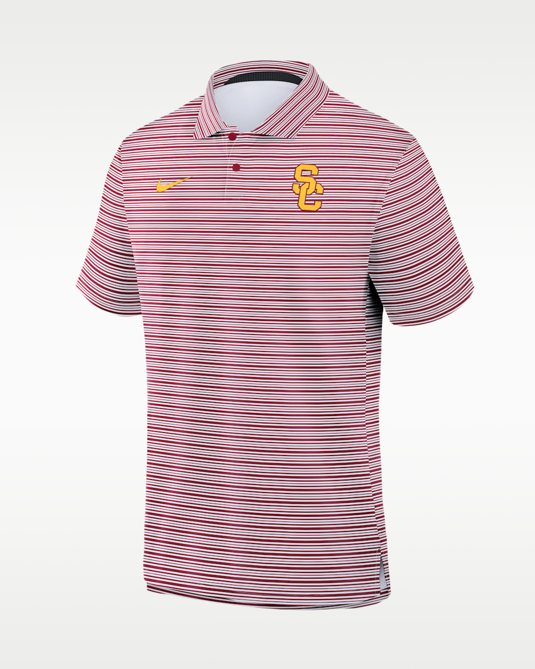 USC Primetime Men's Nike Dri-FIT College Polo - Cardinal Red/White