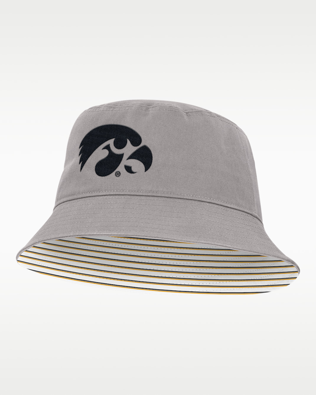 Iowa Primetime Apex Men's Nike College Bucket Hat - Grey