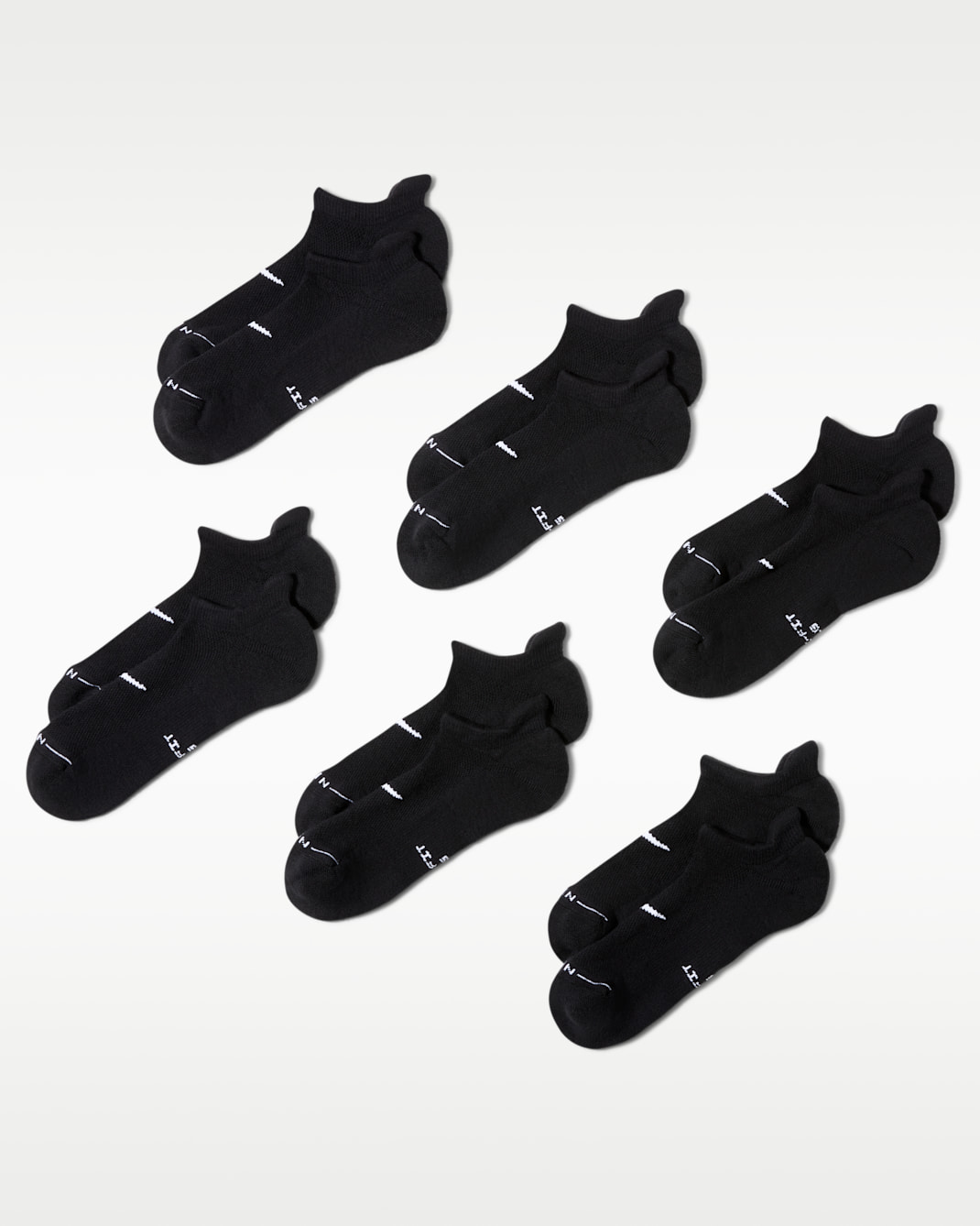 Nike Everyday Elevated No-Show Socks (6 Pairs) - Multi-Color