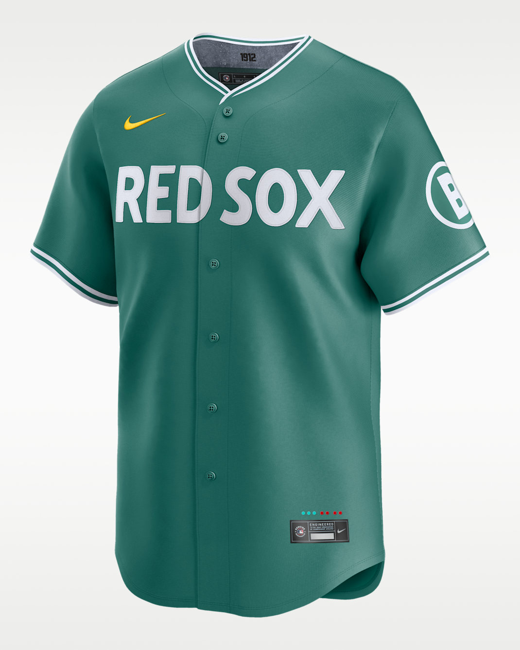 Jersey Nike Dri-FIT ADV de la MLB Limited para hombre Boston Red Sox City Connect - De costa a costa