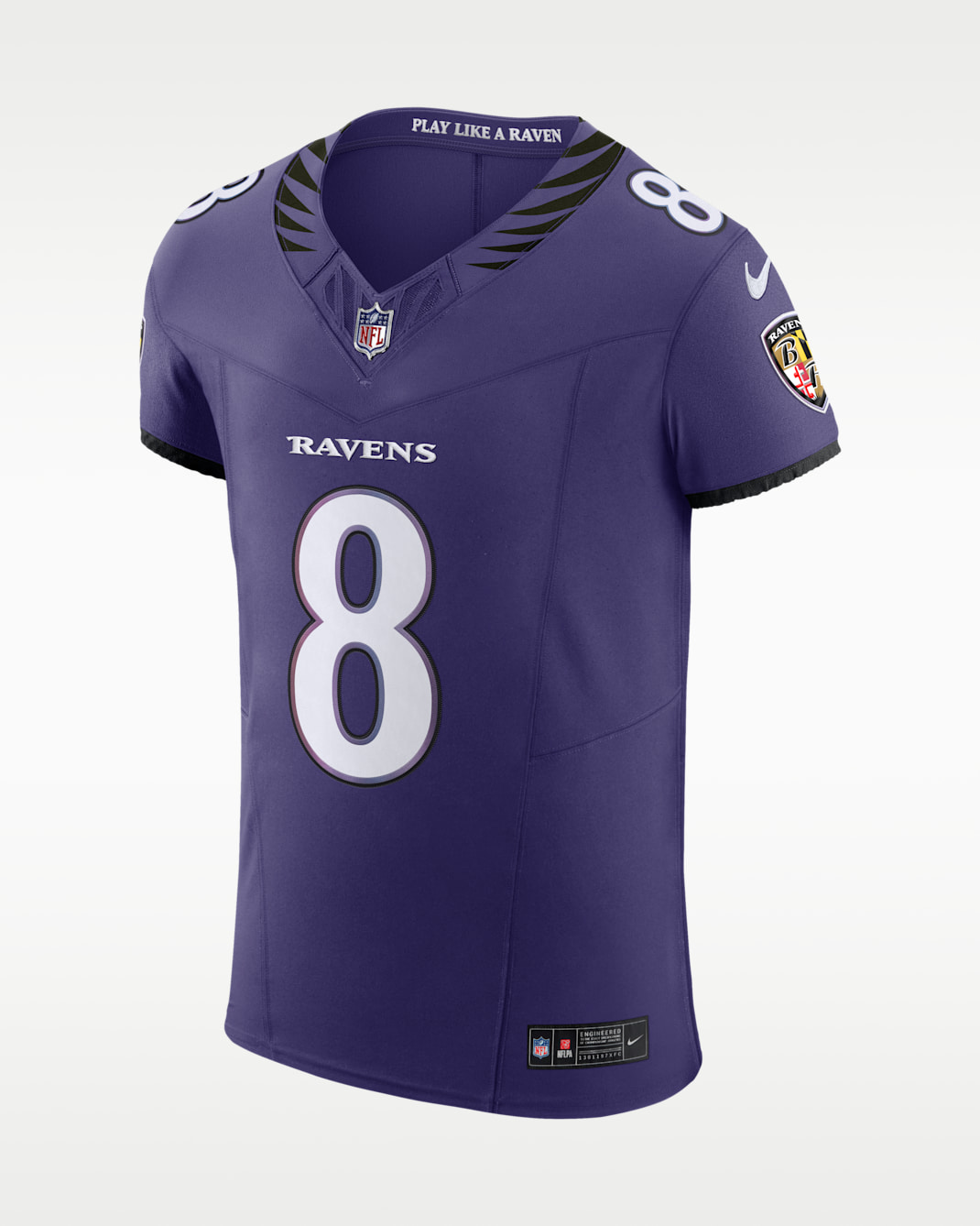 Lamar Jackson Baltimore Ravens Men's Nike Dri-FIT NFL Elite Jersey - Purple