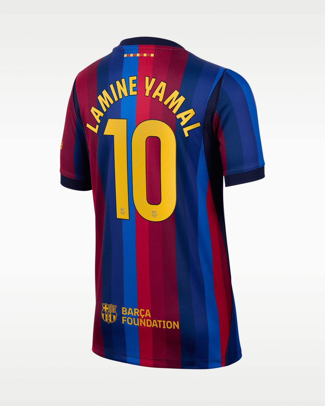 Lamine Yamal FC Barcelona 2026/27 Stadium Home Big Kids' Nike Dri-FIT Soccer Jersey - Red