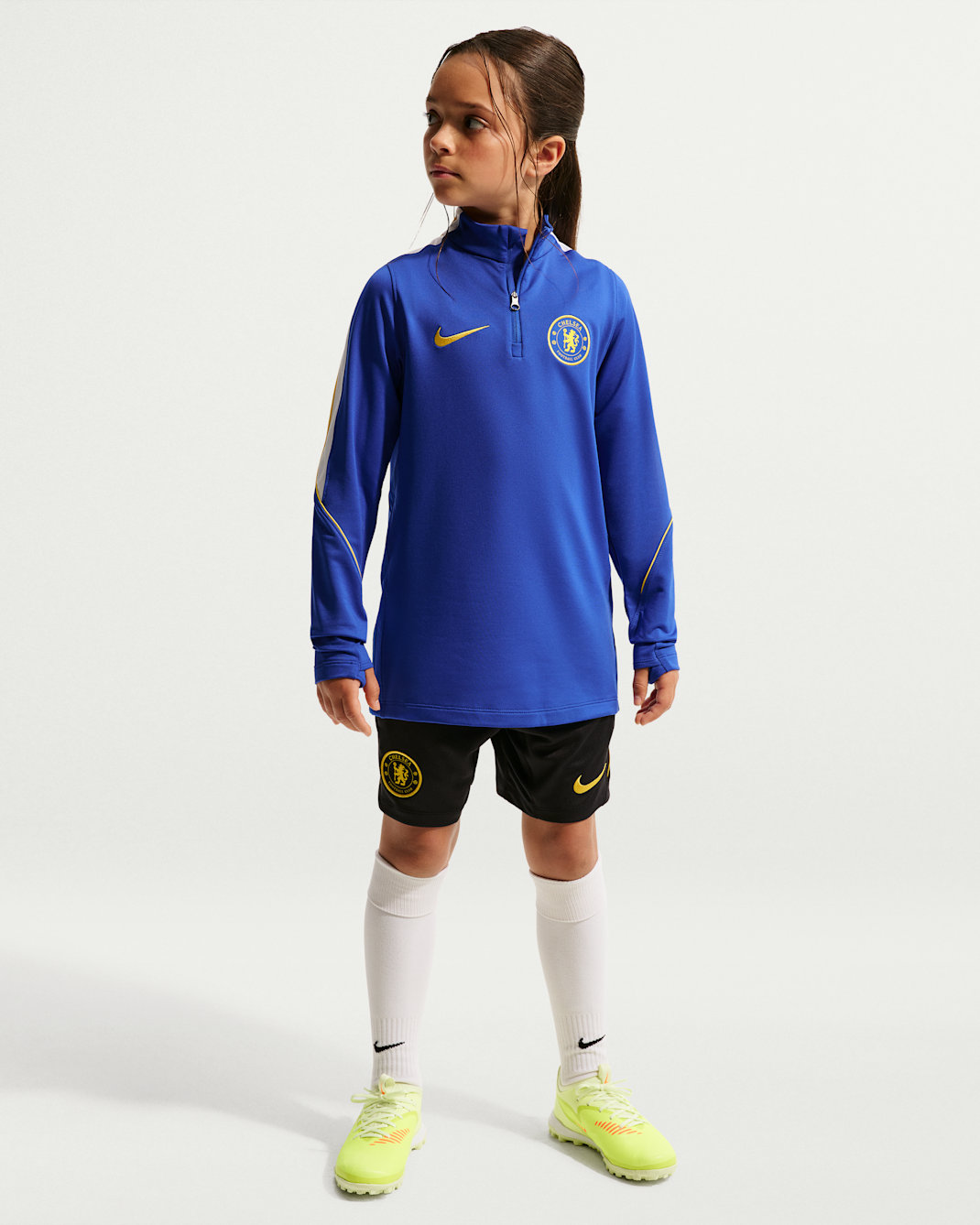 Chelsea FC Strike Big Kids' Nike Dri-FIT Soccer Knit Drill Top