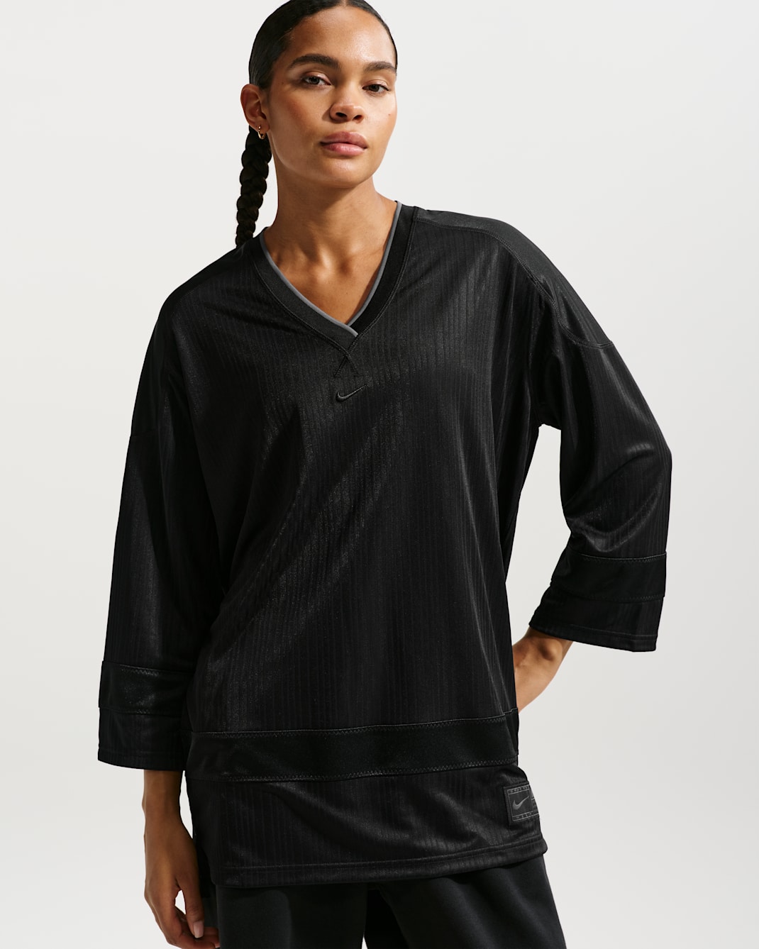Nike Sportswear Women's Oversized Jersey Tunic - Black/Black/Black