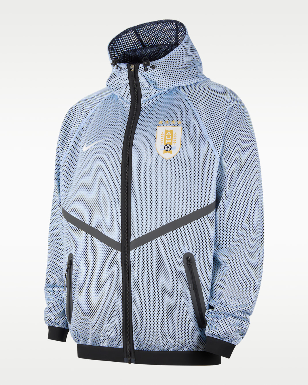 Uruguay Men's Nike Dri-FIT Soccer Anthem Jacket - Royal Tint/Obsidian/Summit White