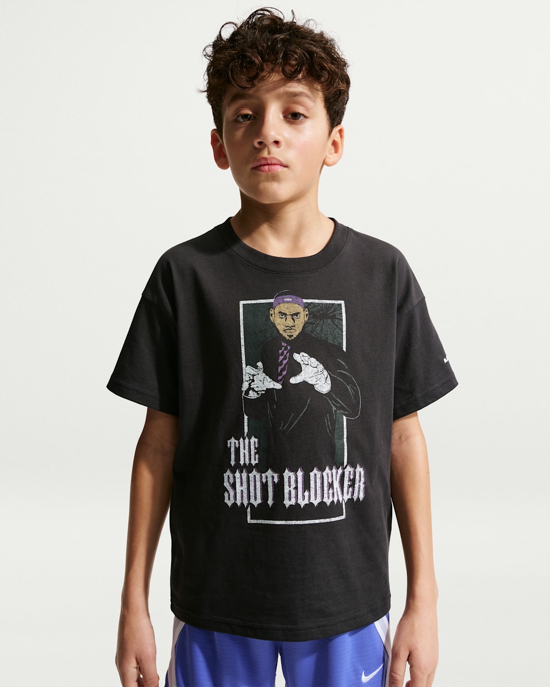 LeBron Big Kids' T-Shirt - Off Noir