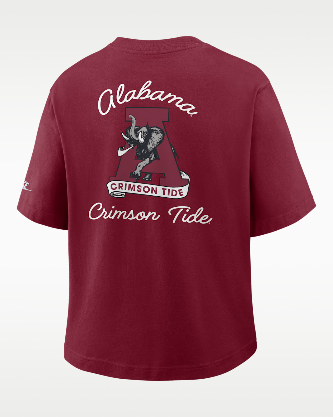Alabama Legacy Pocket Boxy Women's Nike College T-Shirt - Team Crimson