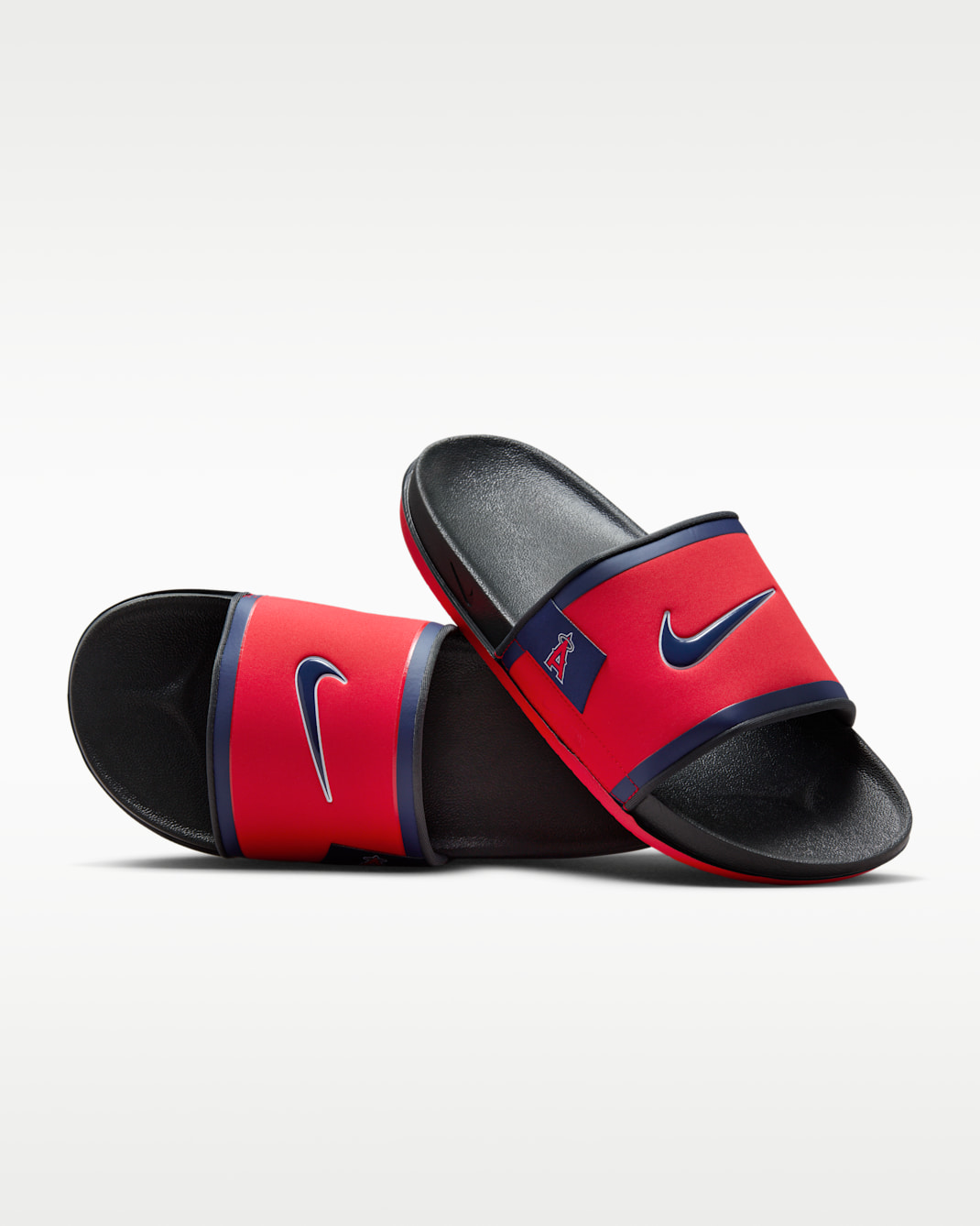 Nike Offcourt (Los Angeles Angels) Offcourt Slides - University Red/Dark Smoke Grey/Midnight Navy