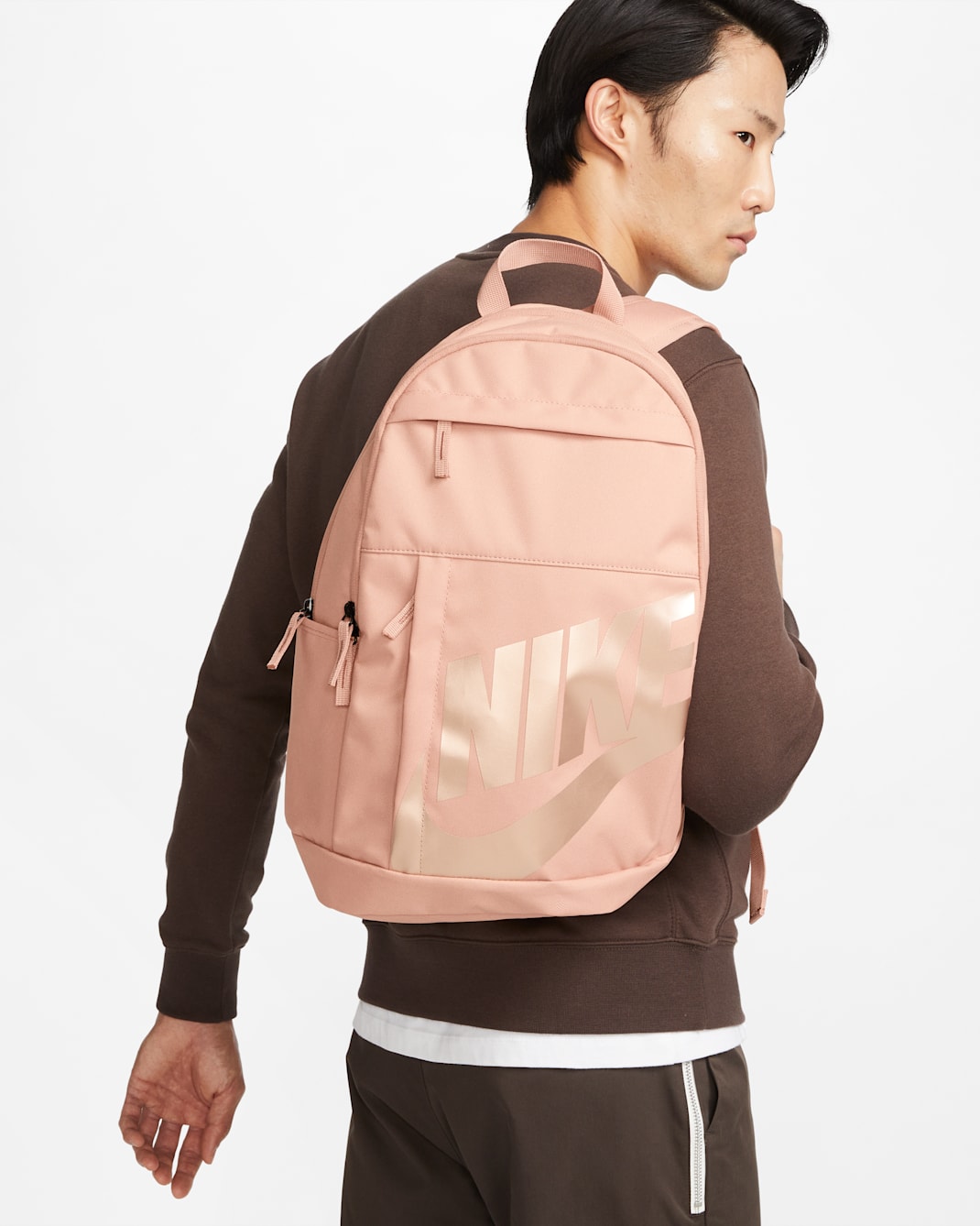 Nike Backpack (21L) - Rose Gold/Rose Gold/Metallic Red Bronze