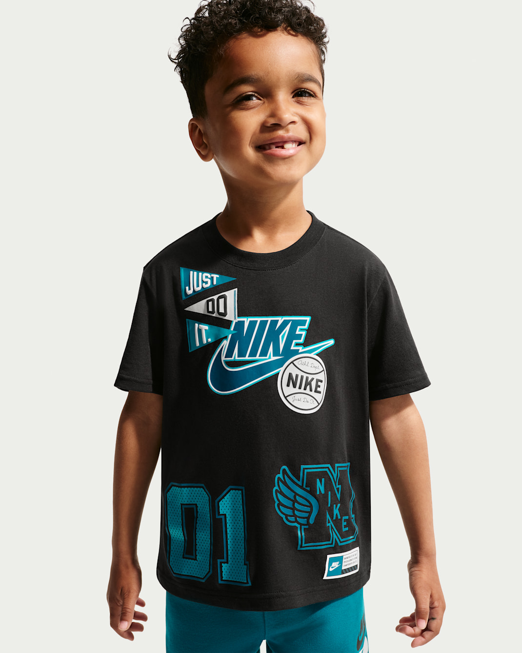 Nike Multisport-T-Shirt für jüngere Kinder - Schwarz