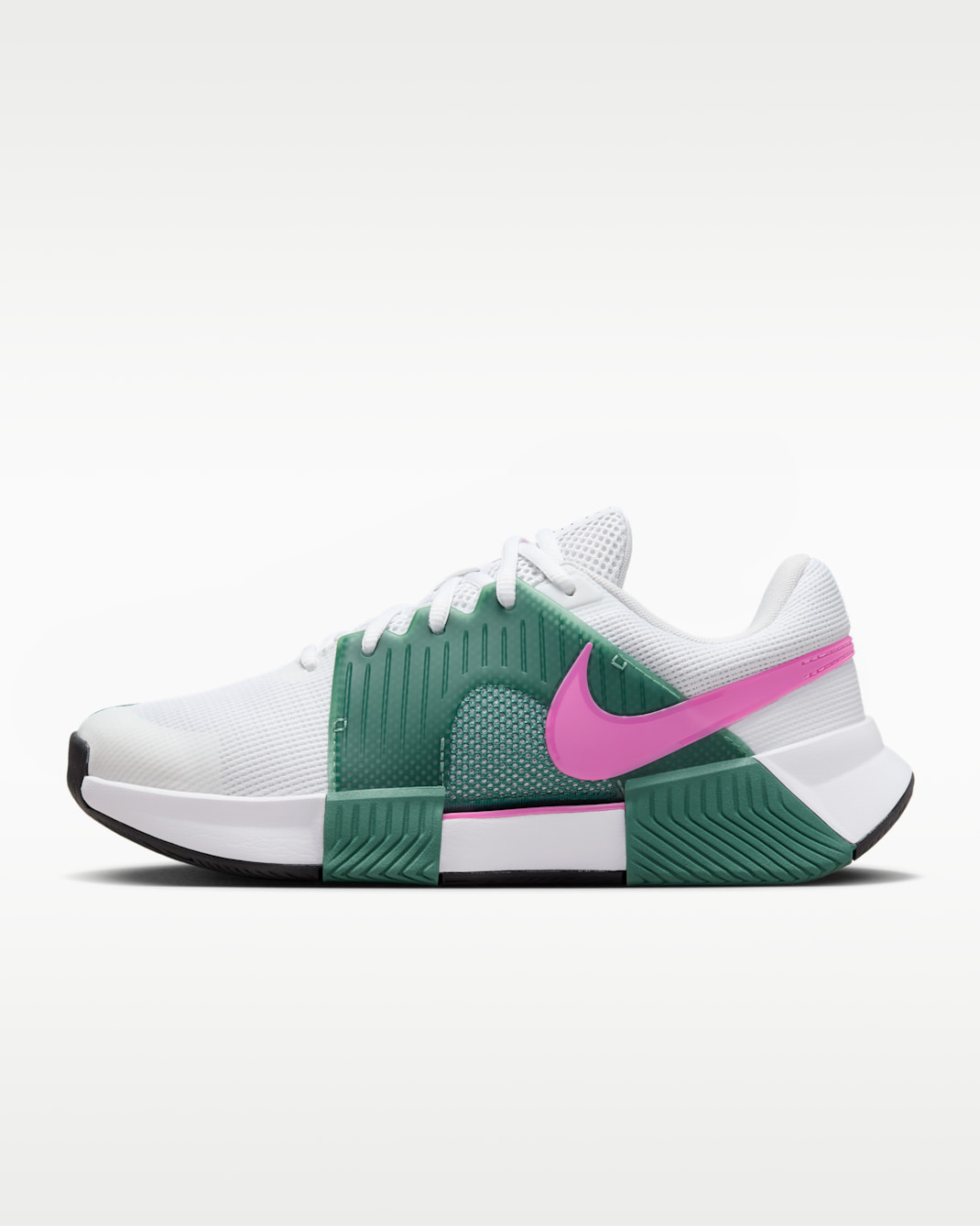 Nike Zoom GP Challenge 1 Women's Hard Court Tennis Shoes - White/Bicoastal/Black/Playful Pink