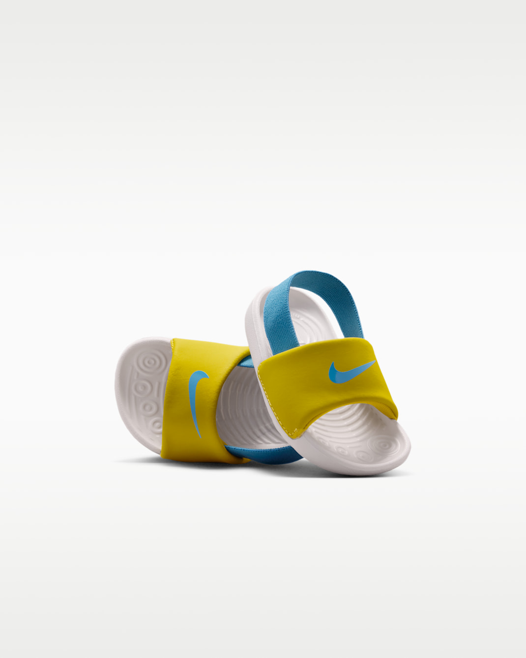 Chanclas para bebé e infantil Nike Kawa - Cuarzo azafrán/Vela/Azul holandés