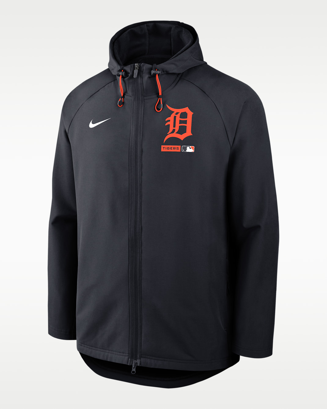Detroit Tigers Authentic Collection Men's Nike Therma-FIT MLB Full-Zip Hooded Jacket - Navy