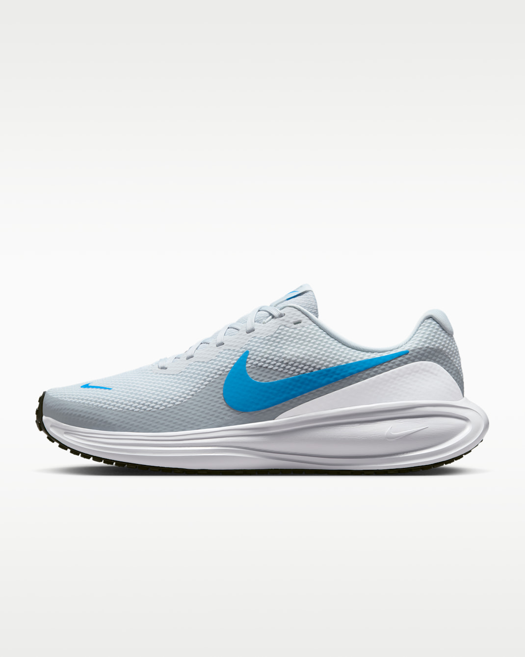 Nike Revolution 8 Men's Road Running Shoes - Pure Platinum/Wolf Grey/White/Blue Hero