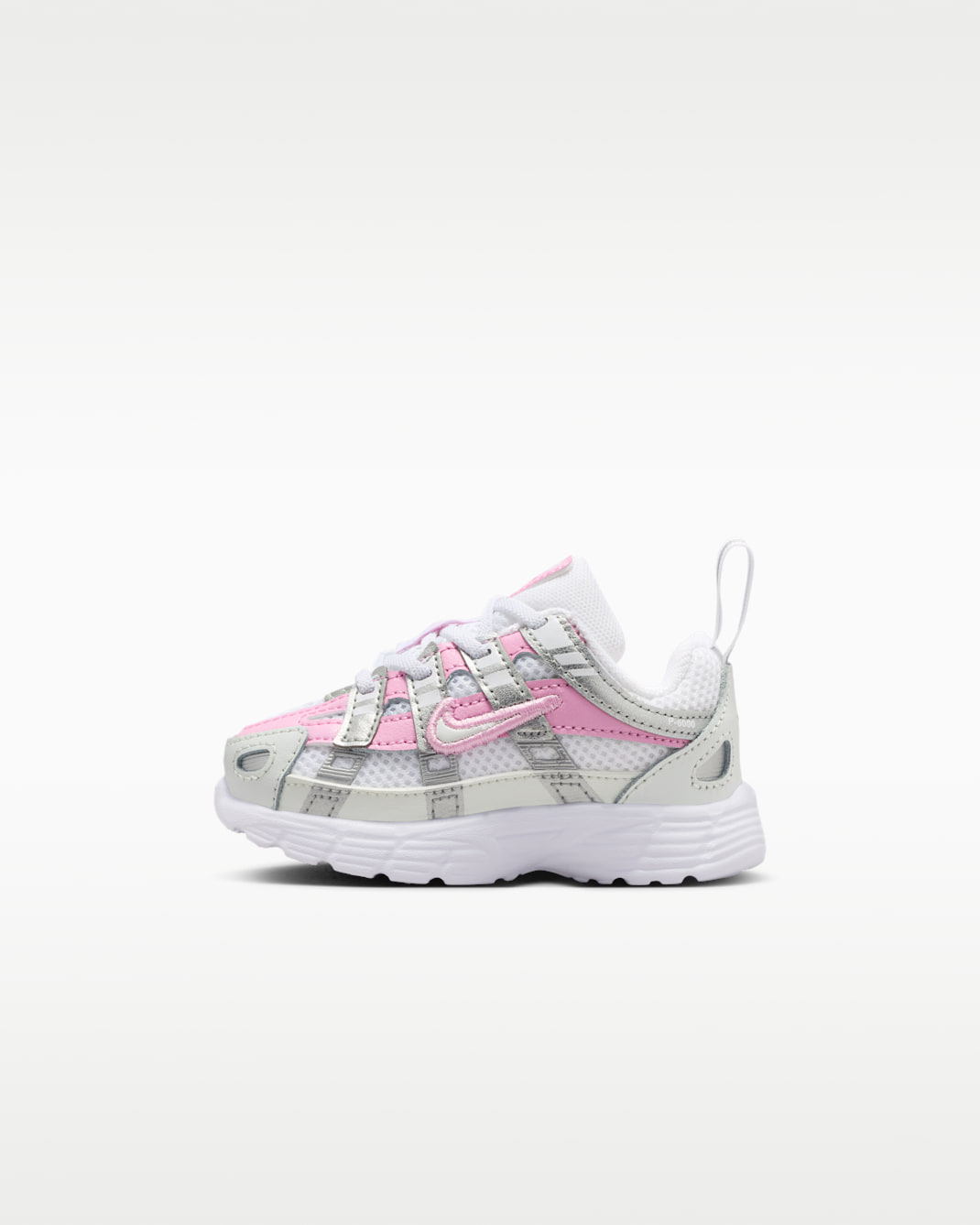 Nike P-6000 Baby/Toddler Shoes - White/Pink Rise/Off-White/Off-White