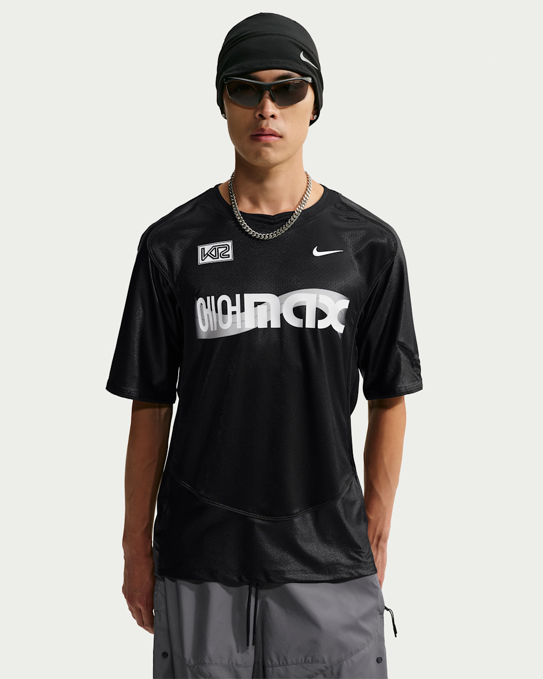 Nike Men's Dri-FIT Jersey - Black/Blue Jay/Off White/Off White