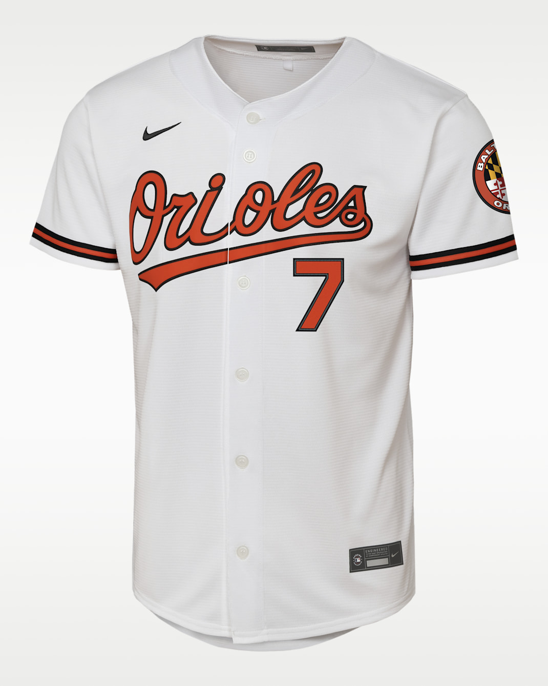 Jackson Holliday Baltimore Orioles Big Kids' Nike MLB Stadium Home Jersey - White