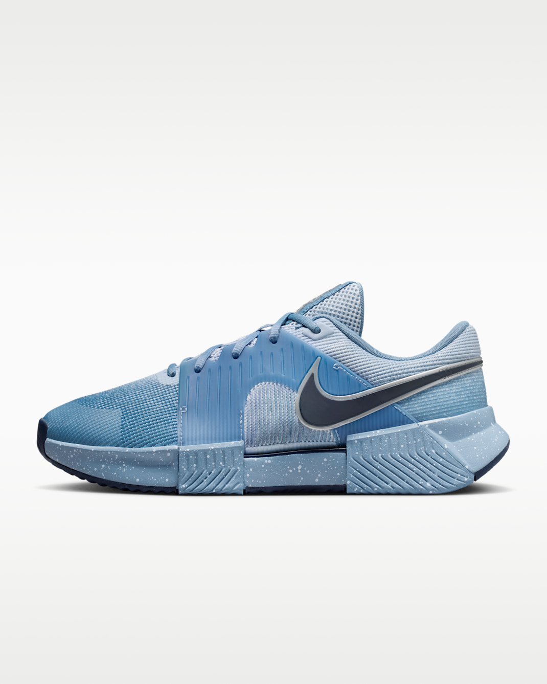 Nike GP Challenge 1.5 PRM Men's Clay Court Tennis Shoes - Hydrogen Blue/Work Blue/Metallic Silver/Midnight Navy