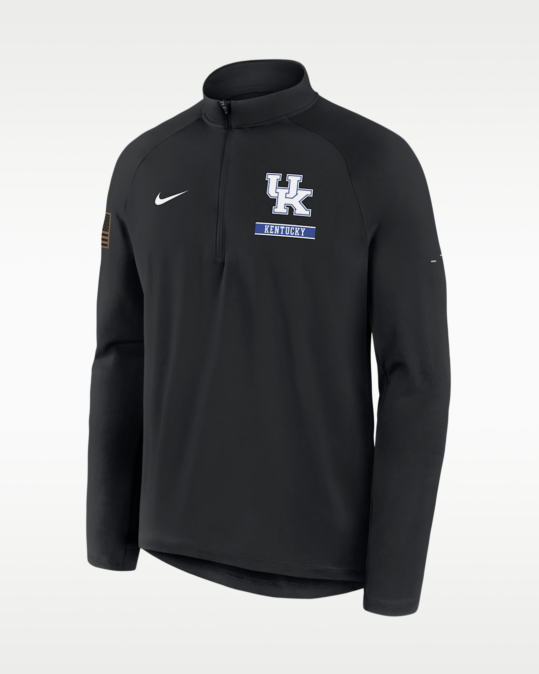 Kentucky 2026 Military Appreciation Stride Men's Nike Dri-FIT College 1/2-Zip Long-Sleeve Top