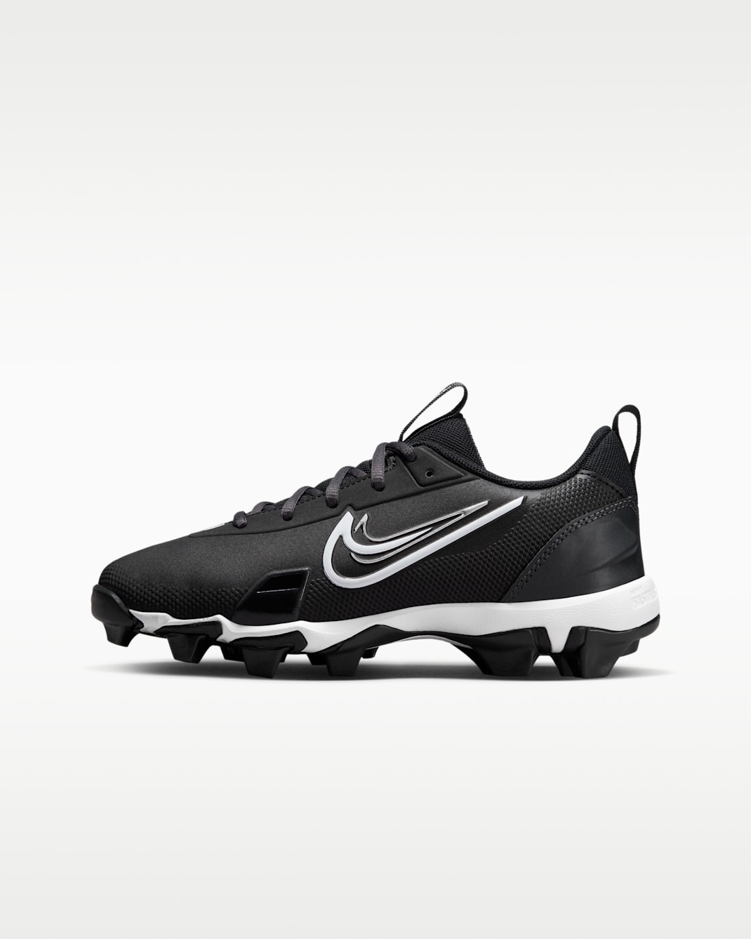 Nike Force Trout 9 Keystone Big Kids' Baseball Cleats - Black/Anthracite/Metallic Silver/White