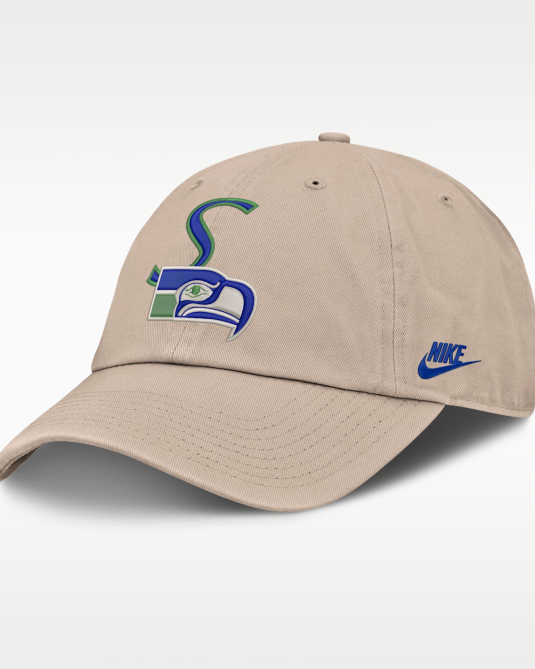 Seattle Seahawks Rewind Club Men's Nike NFL Adjustable Hat - Sand