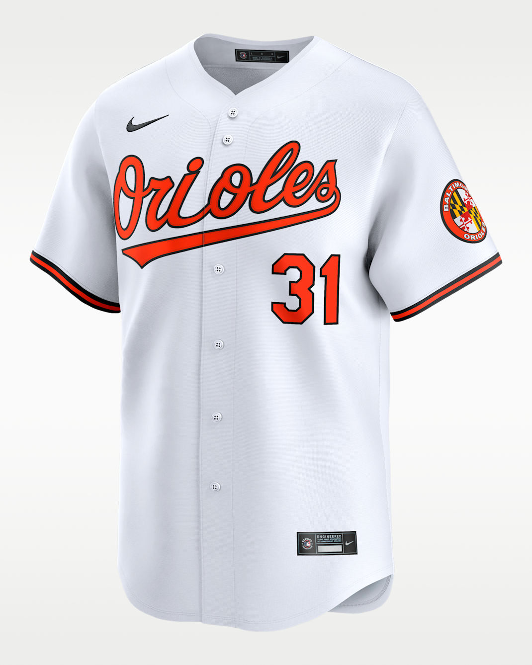Jersey Nike Dri-FIT ADV de la MLB Limited para hombre Cedric Mullins Baltimore Orioles - Blanco