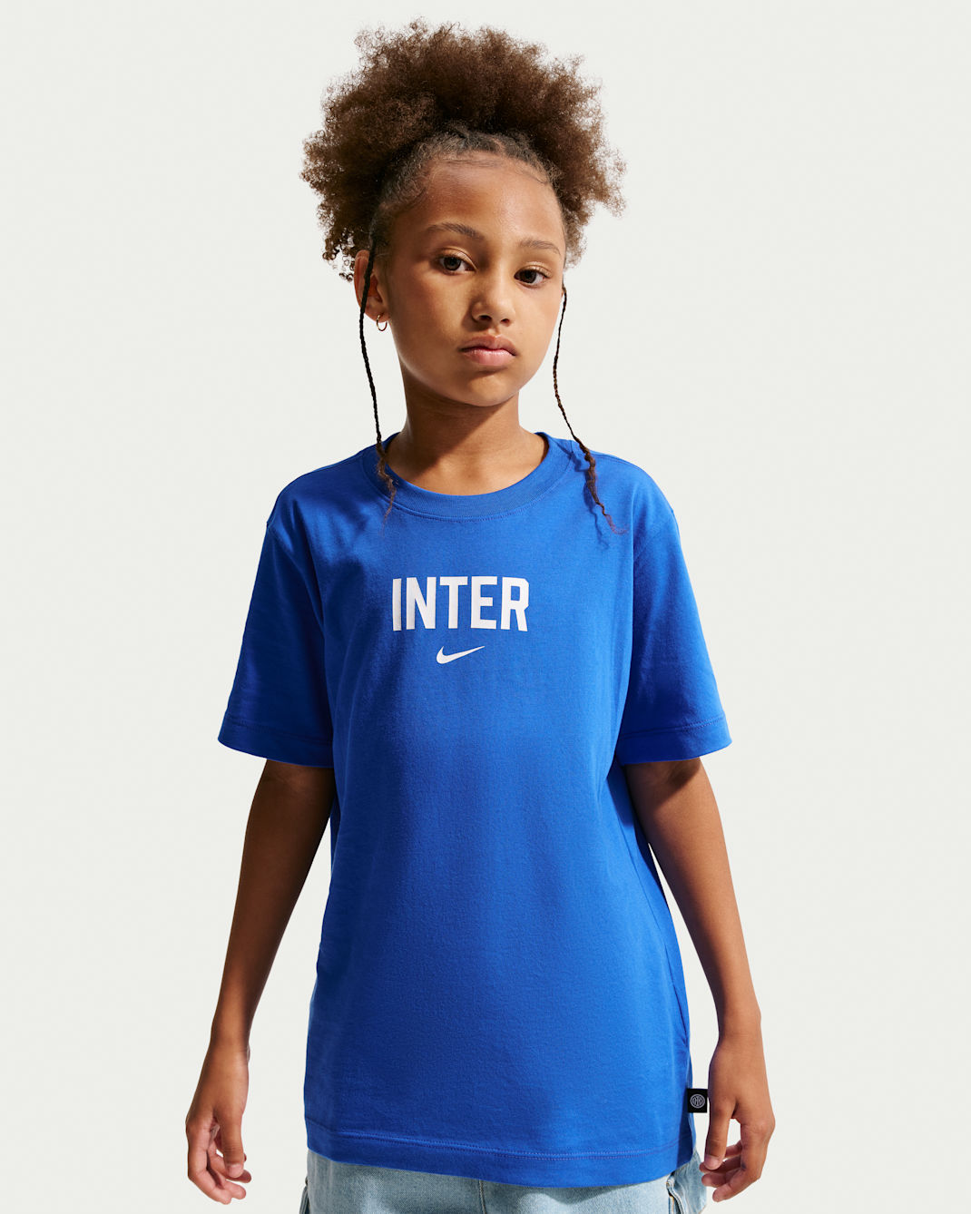Inter de Milà Samarreta Nike de futbol - Nen/a - Lyon Blue