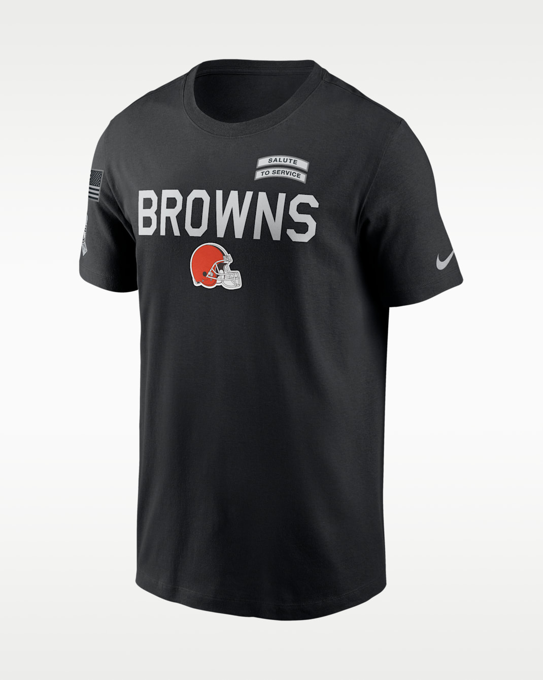 Cleveland Browns Salute to Service Sideline Men's Nike Dri-FIT NFL T-Shirt - Black
