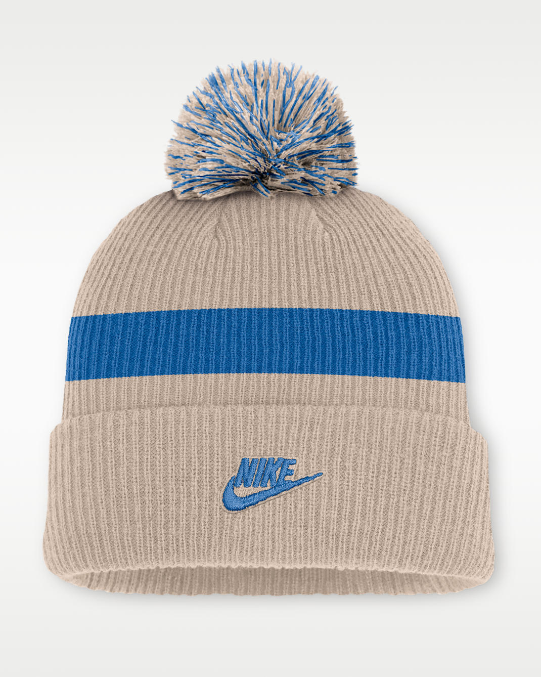 Detroit Lions Rewind Peak Men's Nike NFL Cuffed Pom Beanie
