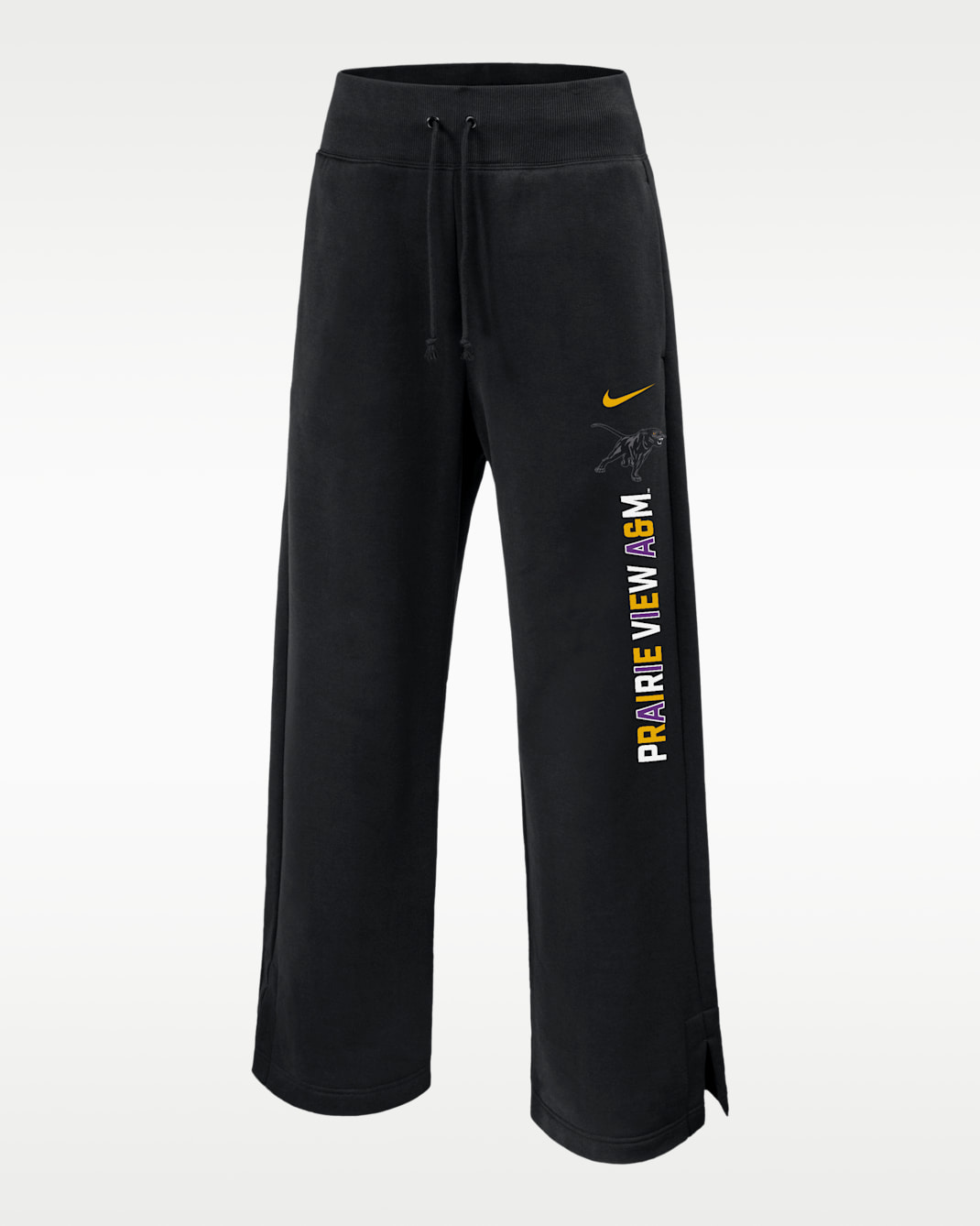 Nike College (Prairie View A&M University) Women's Phoenix Fleece Sweatpants - Black