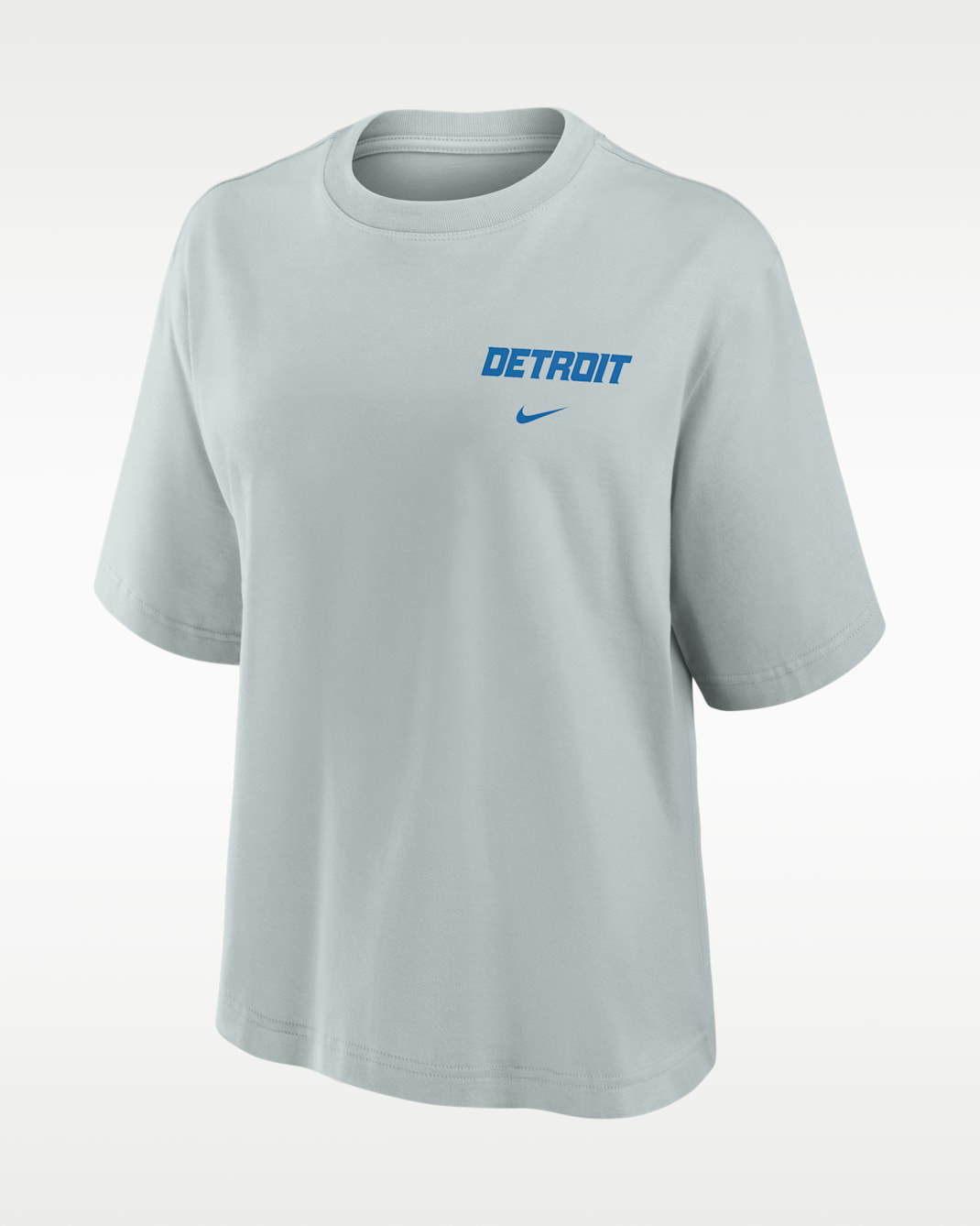 Detroit Lions Rivalries Collection Boxy Women's Nike NFL T-Shirt - Silver