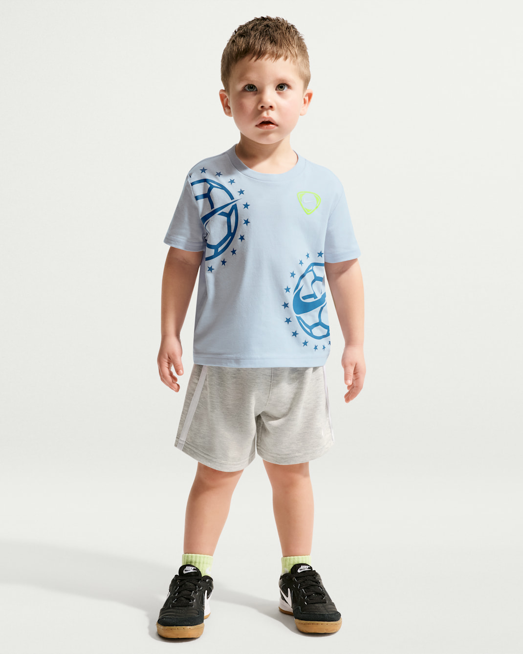 Nike Sportswear Goal Mode Toddler French Terry Shorts - Grey Heather