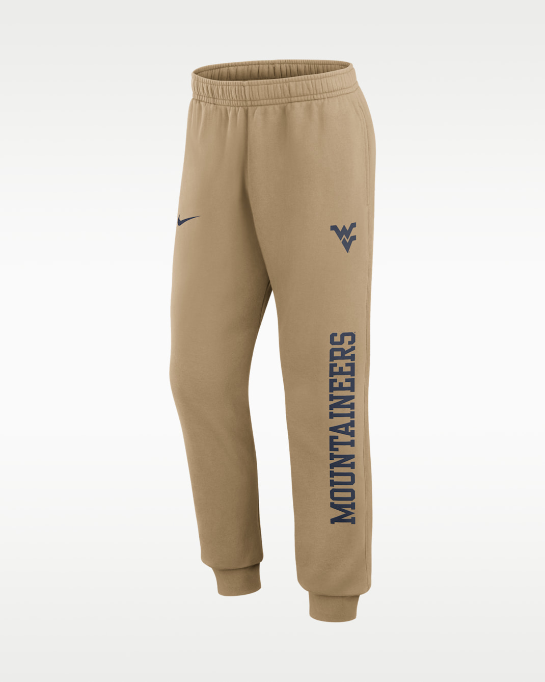 West Virginia Primetime Club Men's Nike College Joggers - Classic Beige