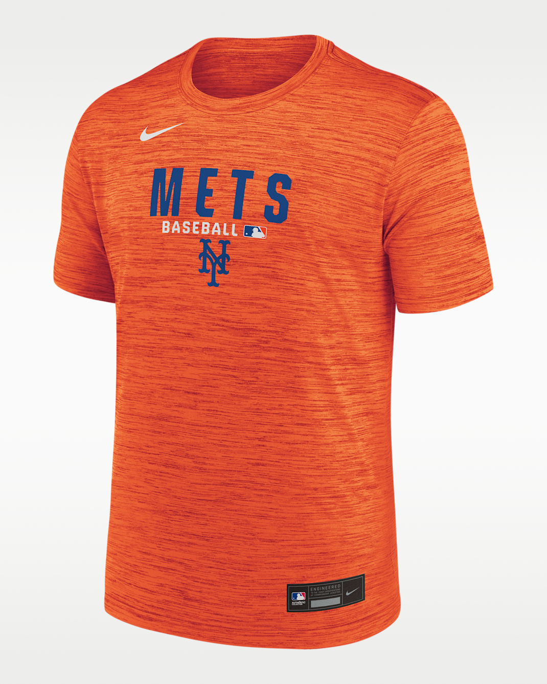 New York Mets Authentic Collection Men's Nike Dri-FIT MLB T-Shirt - Orange
