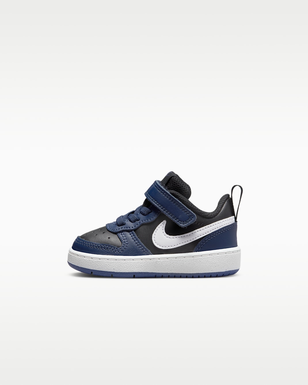 Nike Court Borough Low 2 Baby/Toddler Shoes - Midnight Navy/Black/Dark Purple Dust/White