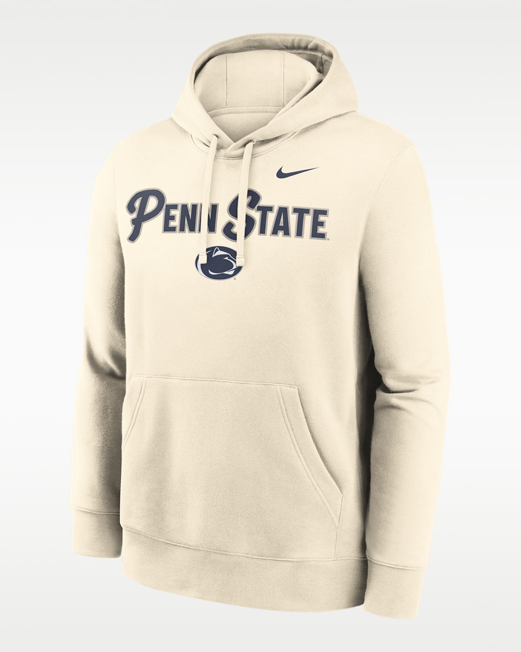Penn State Primetime Club Men's Nike College Pullover Hoodie - Natural