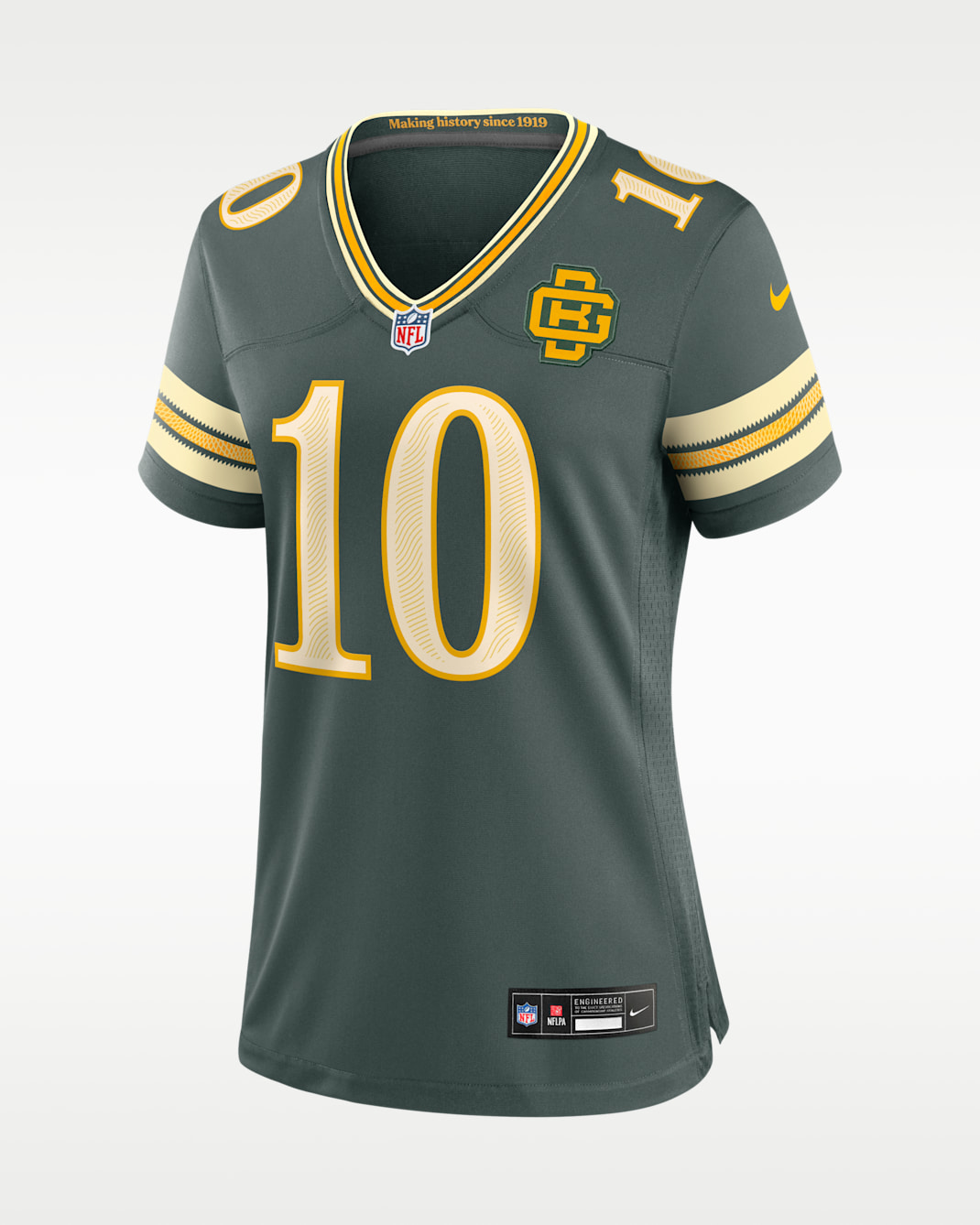 Jordan Love Green Bay Packers Rivalries Collection Women's Nike NFL Game Jersey - Green