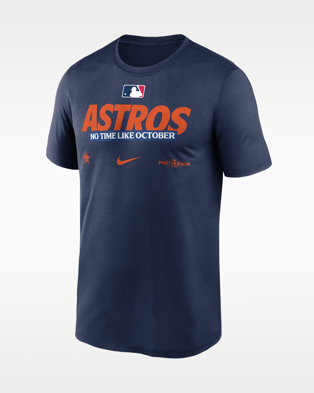 Houston Astros 2026 Postseason Authentic Collection Legend Men's Nike Dri-FIT MLB T-Shirt - Midnight Navy