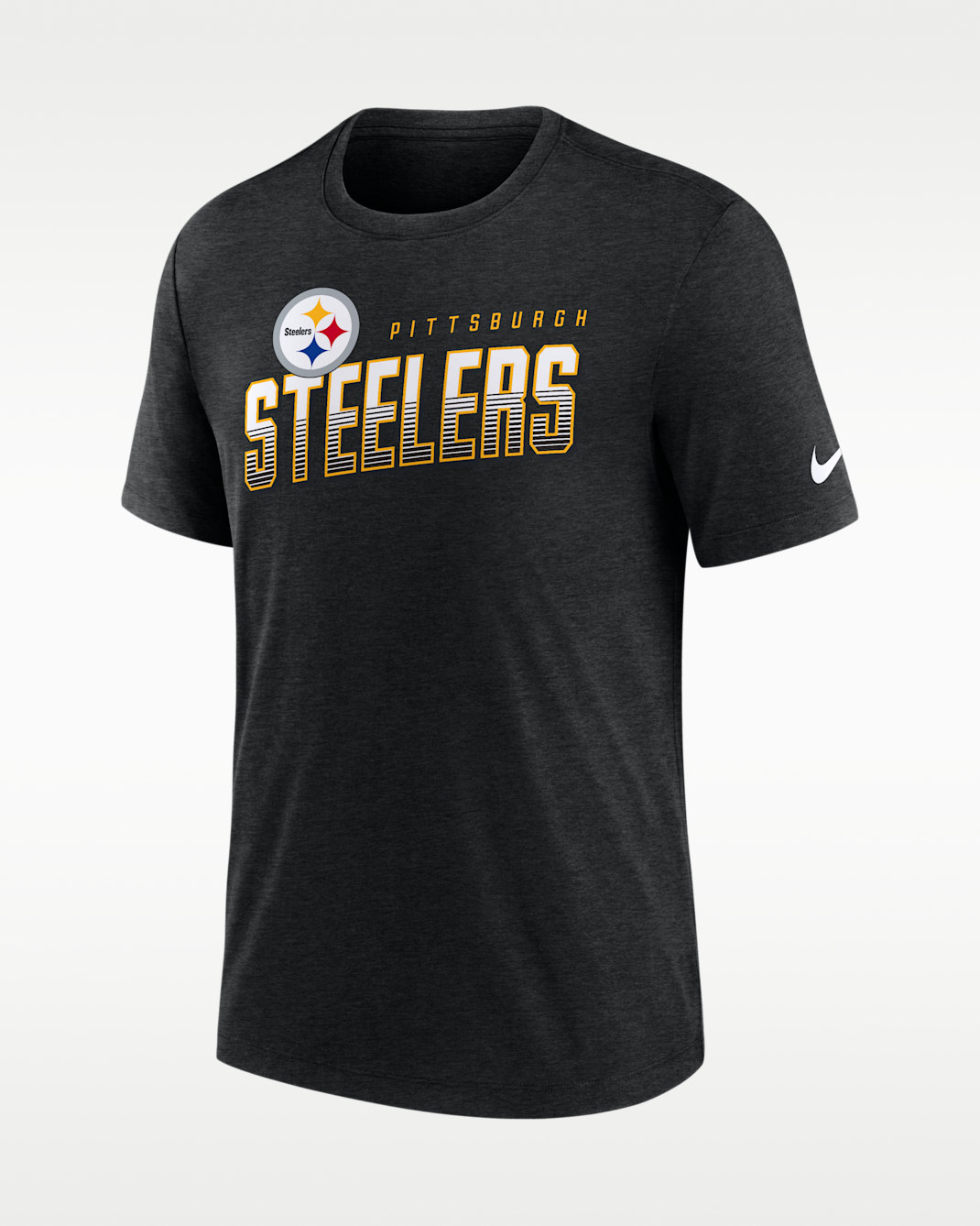 Pittsburgh Steelers Men's Nike NFL T-Shirt - Black Heather