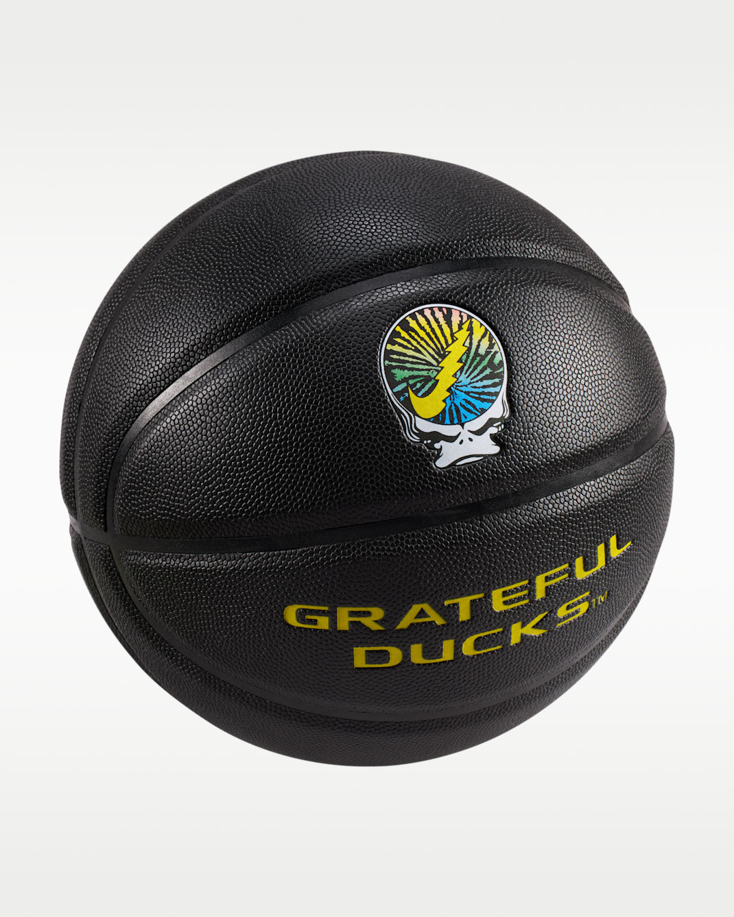 Grateful Ducks Nike Leather Basketball (Deflated) - Black