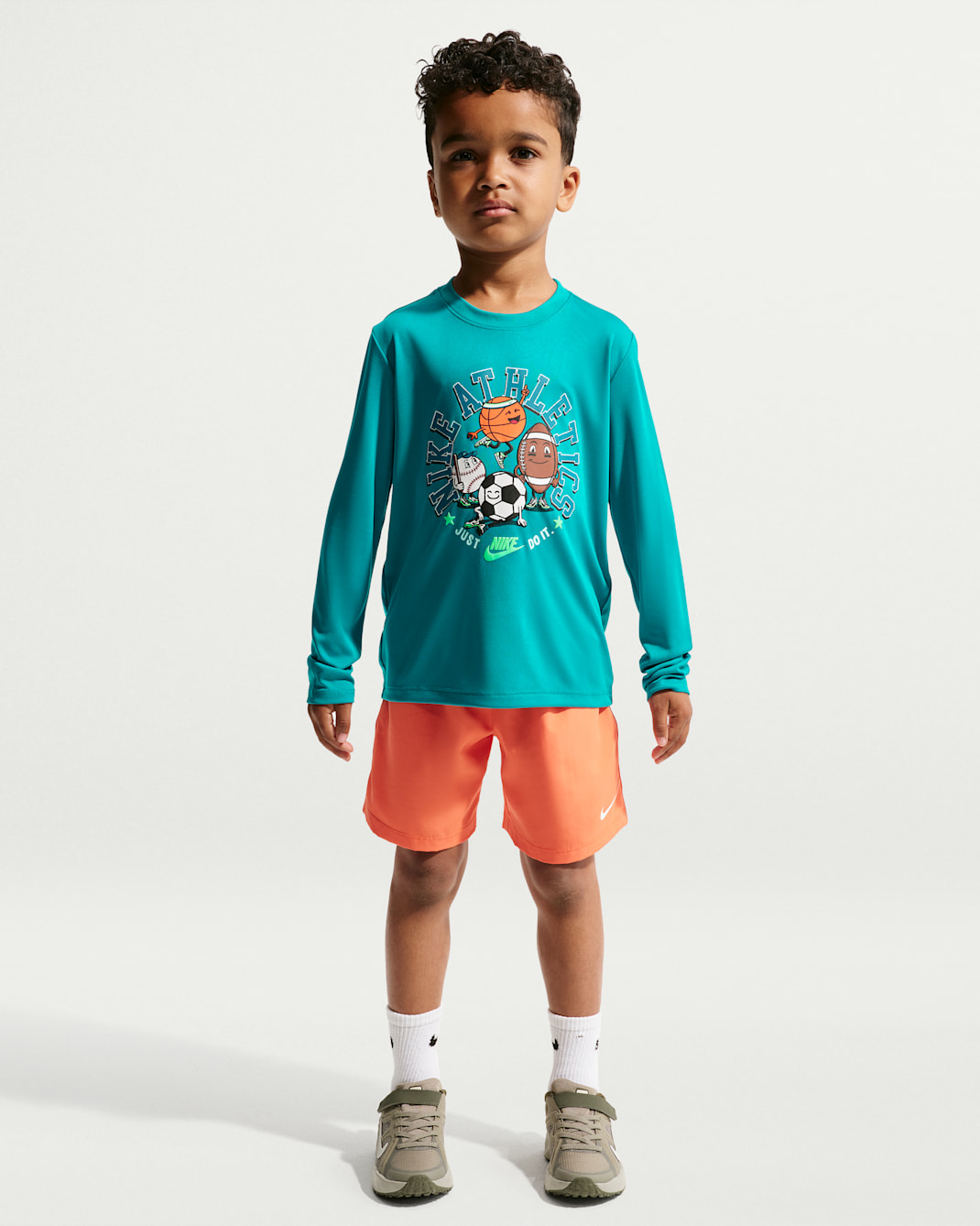 Nike Little Kids' Dri-FIT Graphic Long-Sleeve T-Shirt