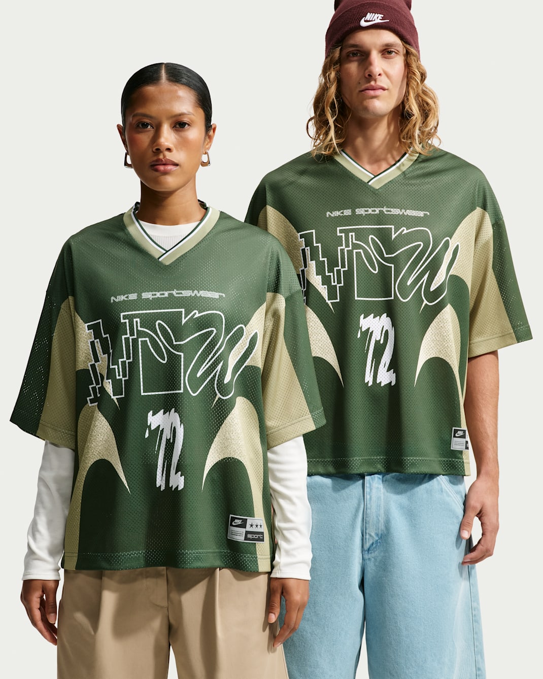 Nike Sportswear Mesh T-Shirt - Fir