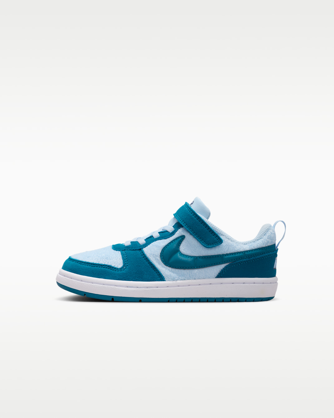 Nike Court Borough Low Recraft Little Kids' (Boys') Shoes - Celestine Blue/White/Green Abyss